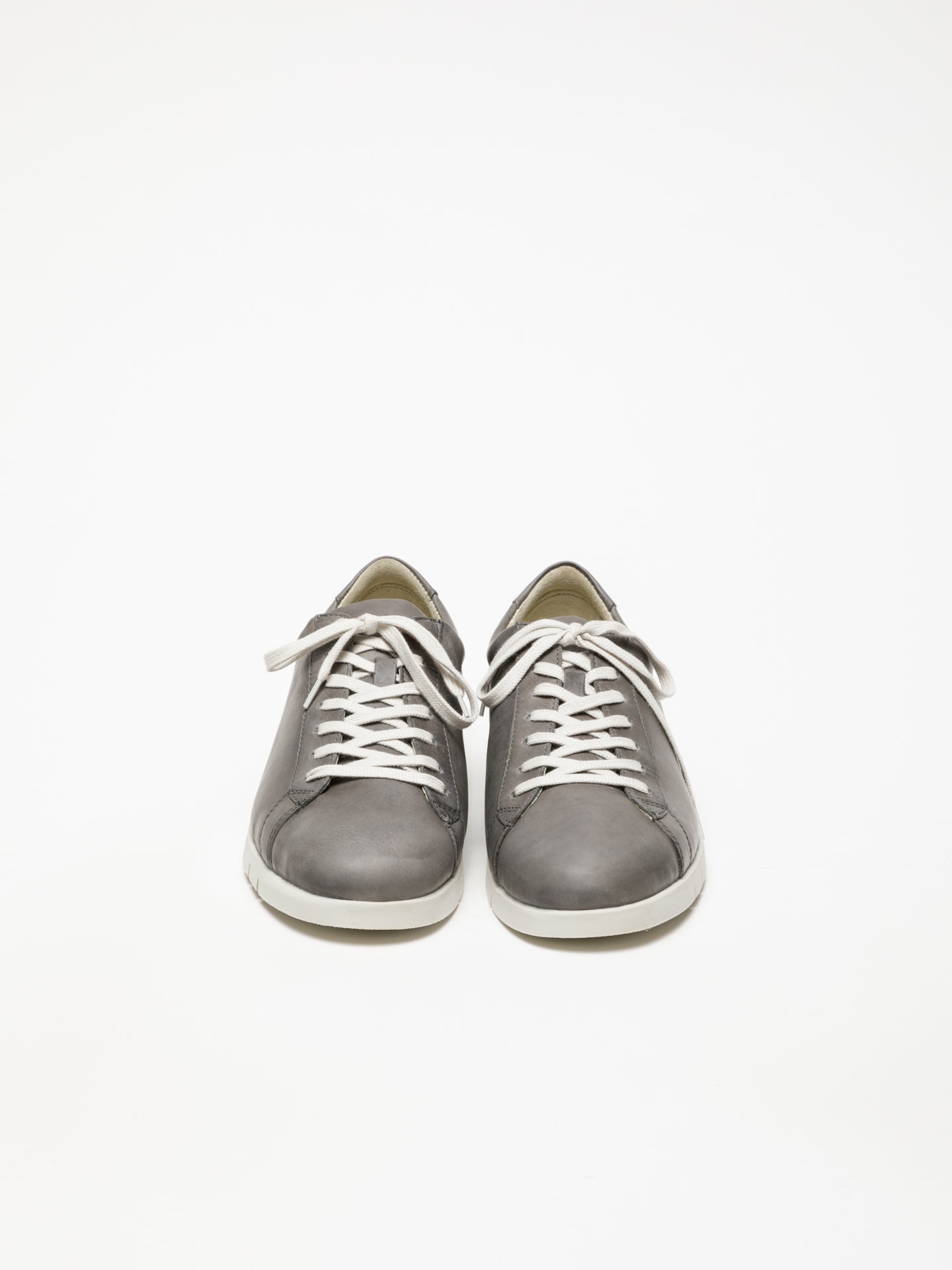 Softinos Gray Lace-up Trainers